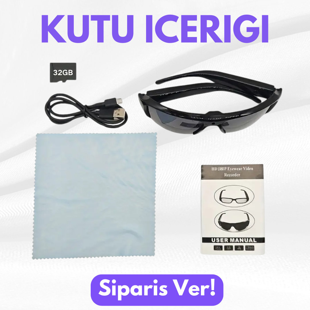 GözKamera Kameralı Gözlük